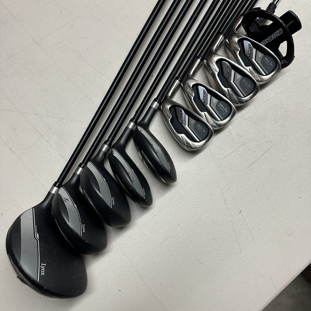 Lynx Silvercat Club Set Driver Iron Silvercat Senior Flex Right Handed